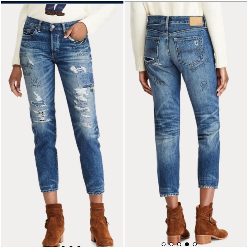 Ralph Lauren Polo Avery Boyfriend denim size 26